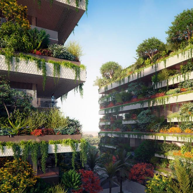 Vertical Forests designed by Stefano Boeri