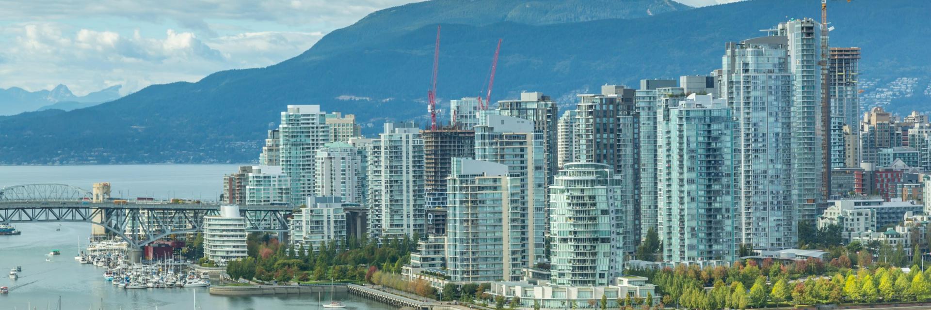 Landscape shot of Vancouver, Canada.